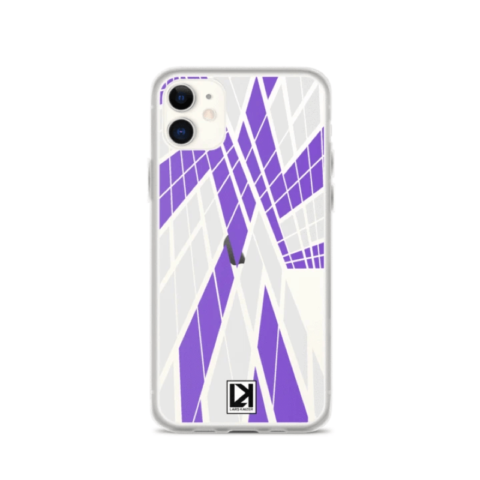 White Purple Pattern